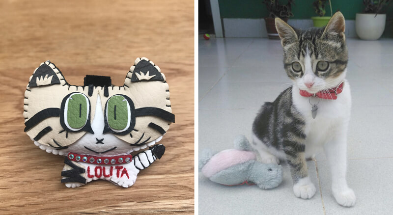 Cuchituras | Llaveros Personalizados de Gatos | Europeo | Lolita