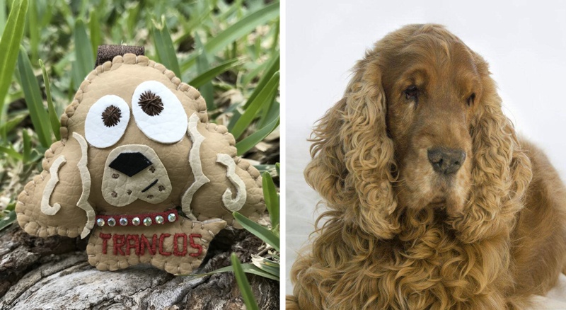 Cuchituras | Llaveros Personalizado de Perros | Cocker Spaniel | Trancos