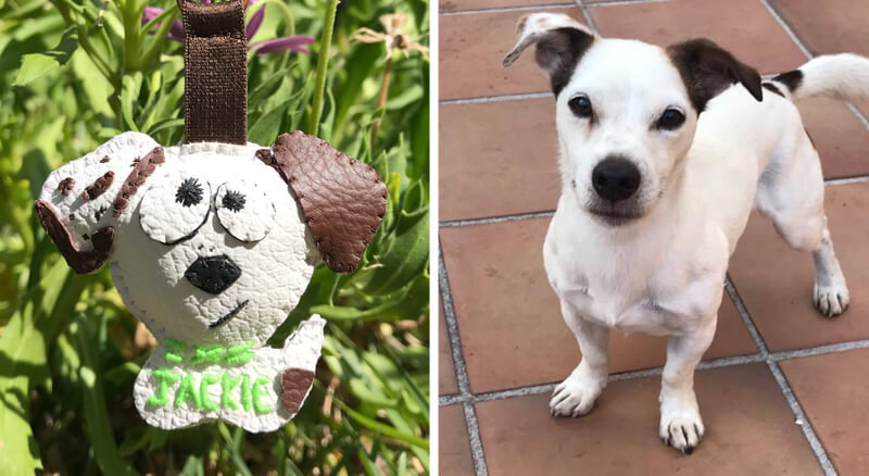 Cuchituras | Llaveros Personalizados de Perros | Jack Russell - Jackie