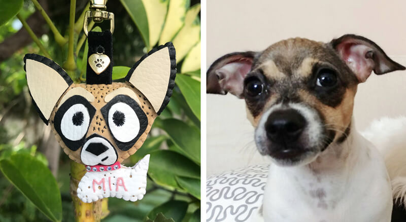 Cuchituras | Llaveros Personalizados de Perros | Jack Russell - Mia